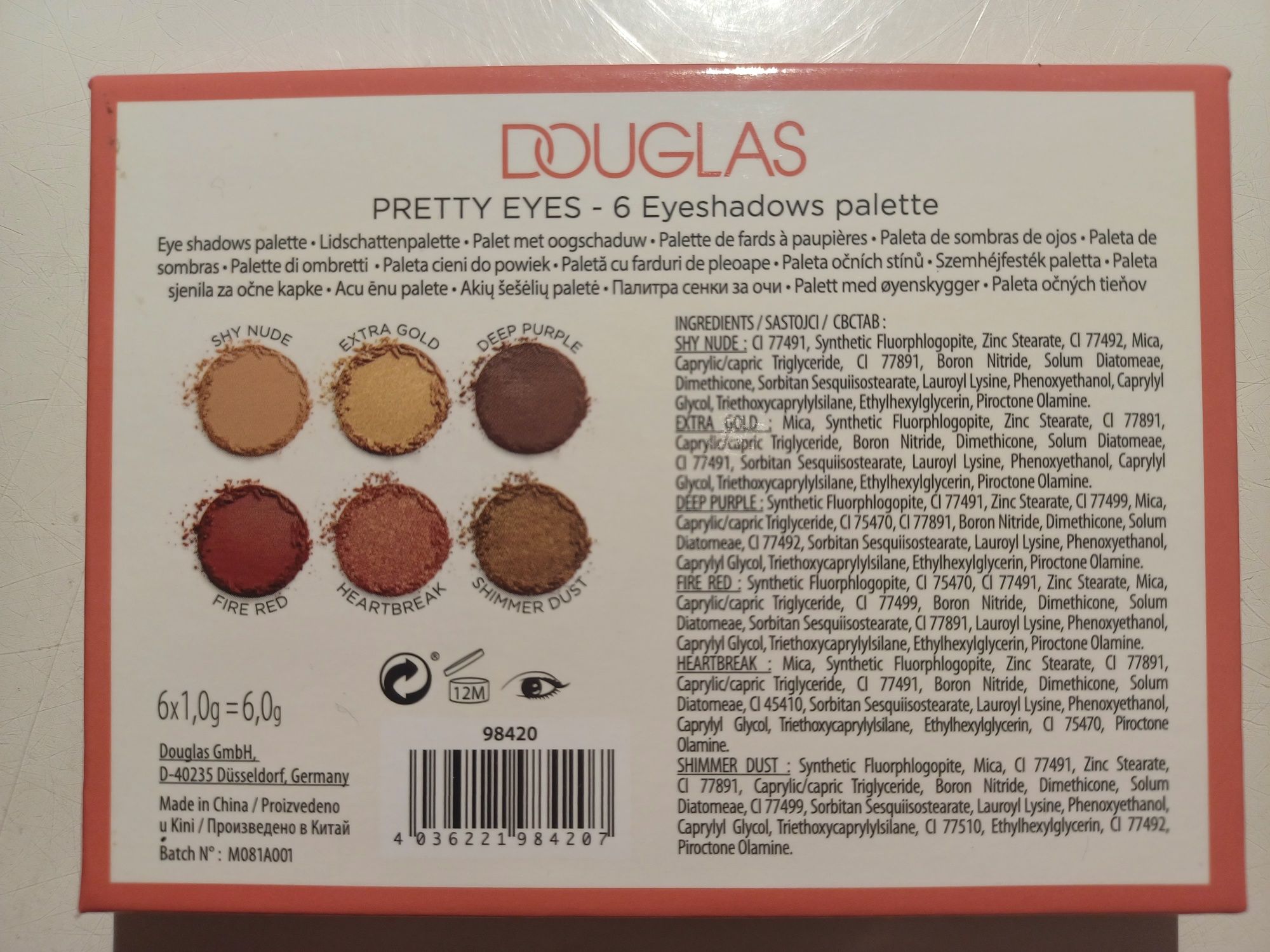 Paleta cieni Douglas