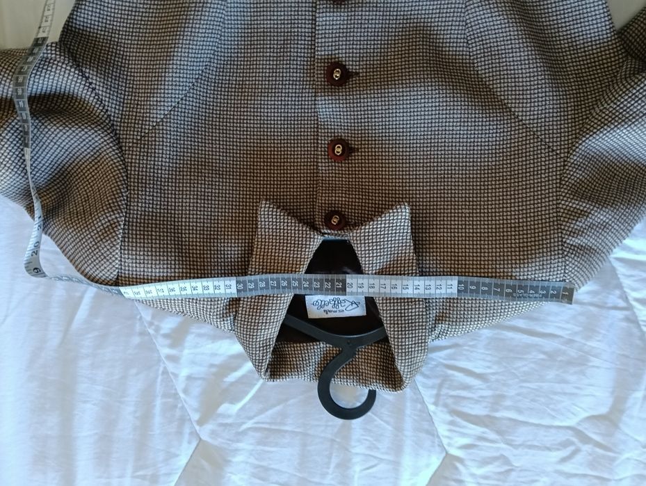 Blazer elegante em castanho