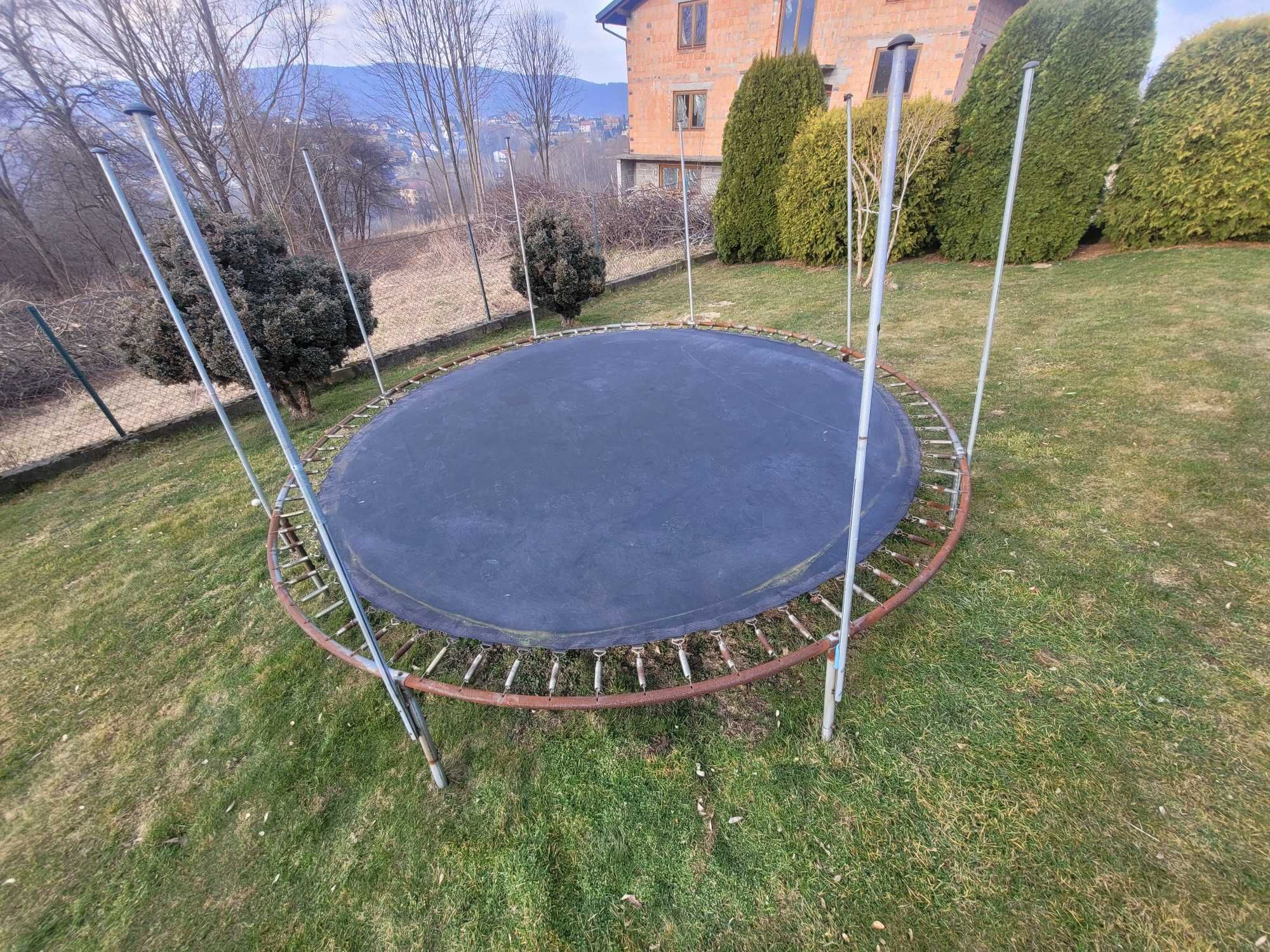 Mata batut trampolina 397-404 cm 80 sprężyn 13ft