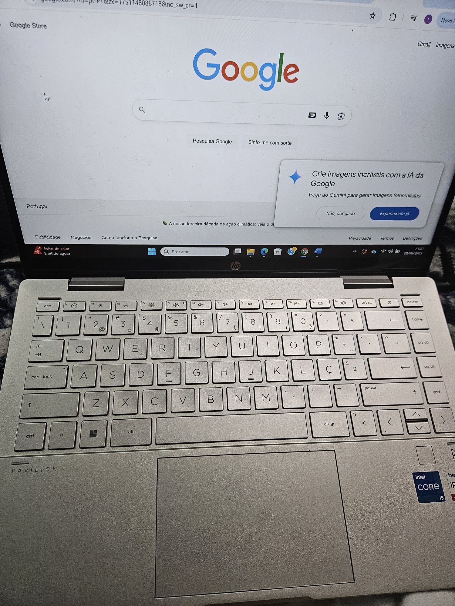 Portátil Híbrido HP Pavilion x360 14-ek0001np