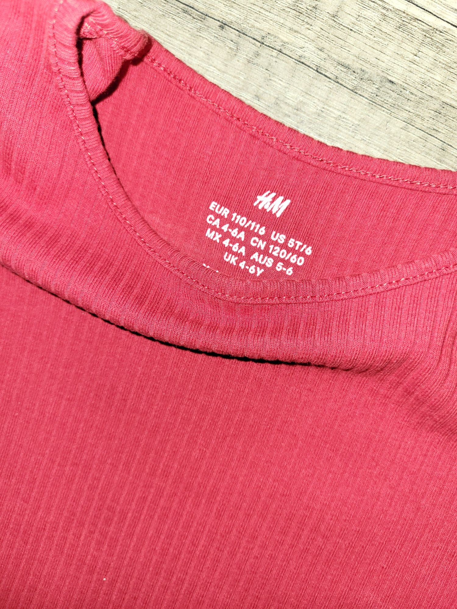 Czerwina sukienka h&m 110/116