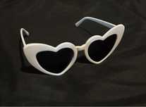 okulary serduszka drip moda cute alt emo