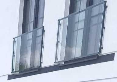 Balustrady szklane