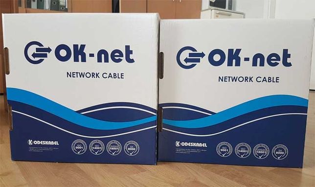 інтернет кабеля вита пара utp OK-NET, FINMARK ftp