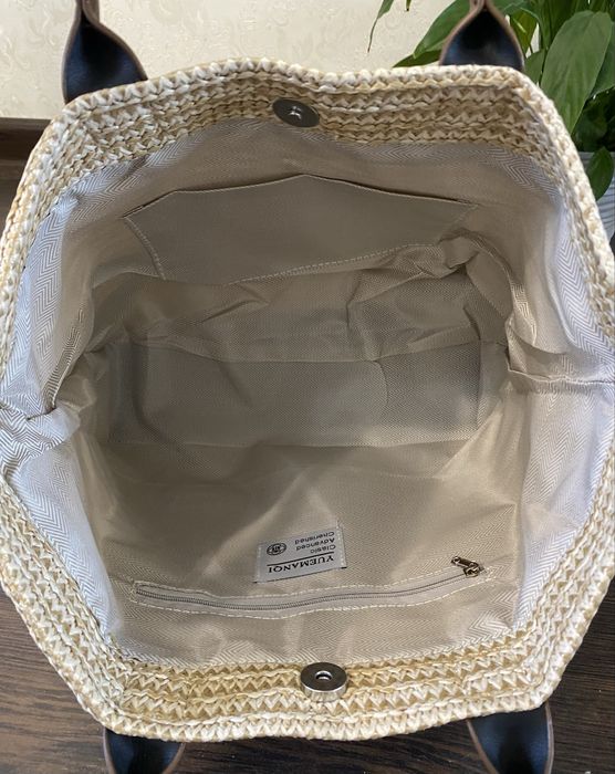 Плетена сумка літня