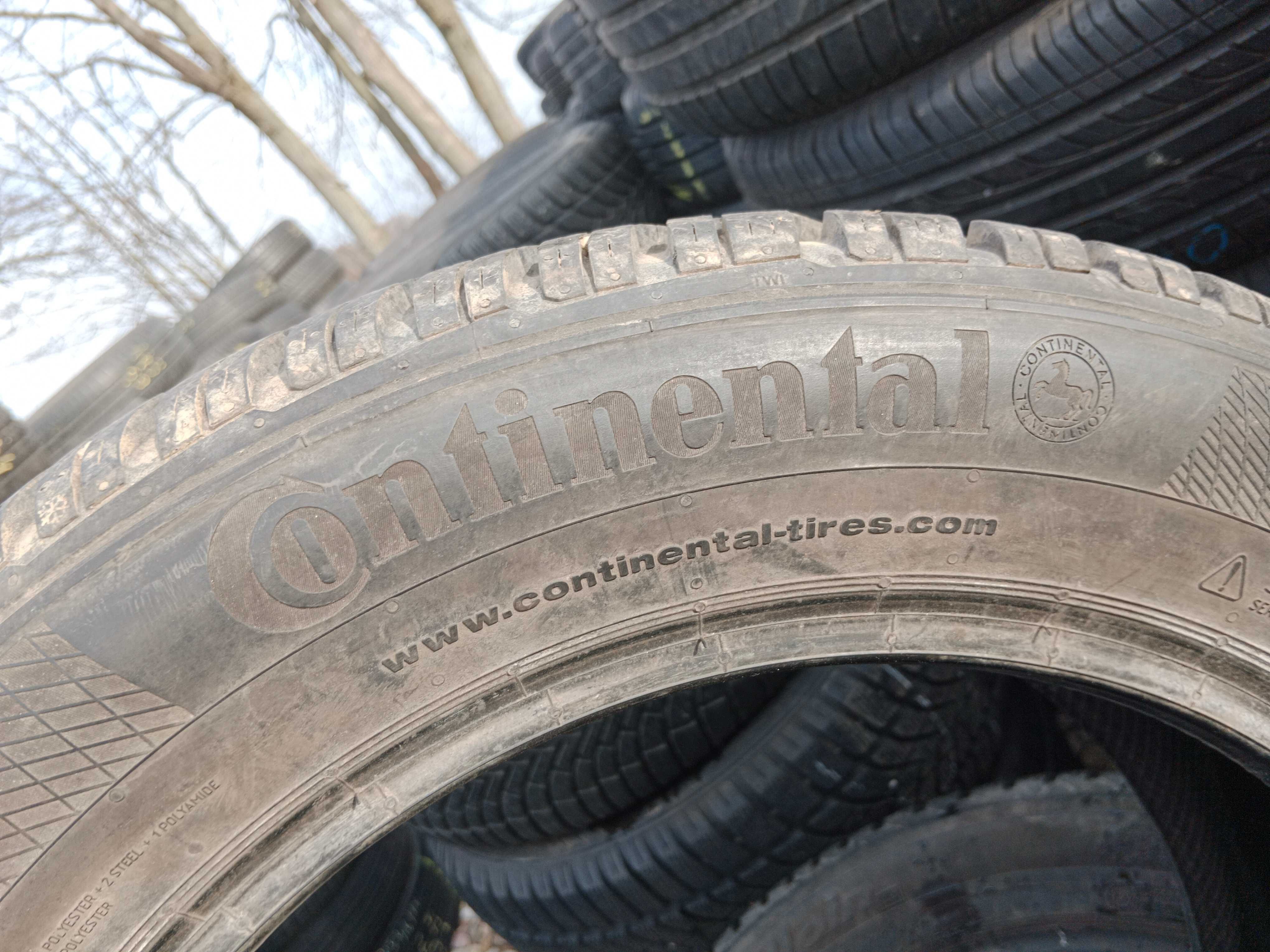 Opona używana 205/55R16 Continental ContiWinterContact TS850 1szt.