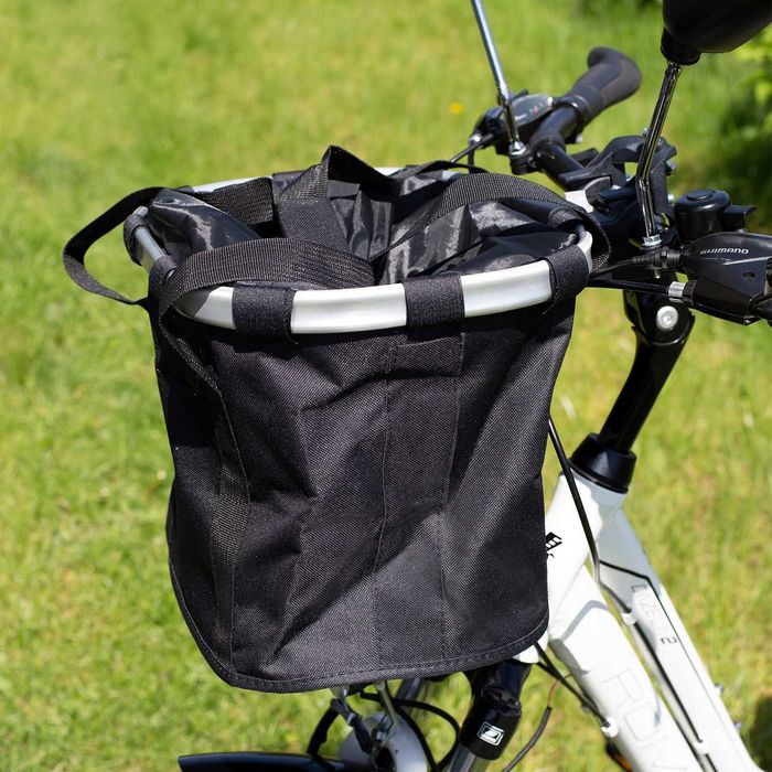 Składany Pojemny 22L Kosz Rowerowy UNIWERSALNY ROZMIAR Wysoka Jakość