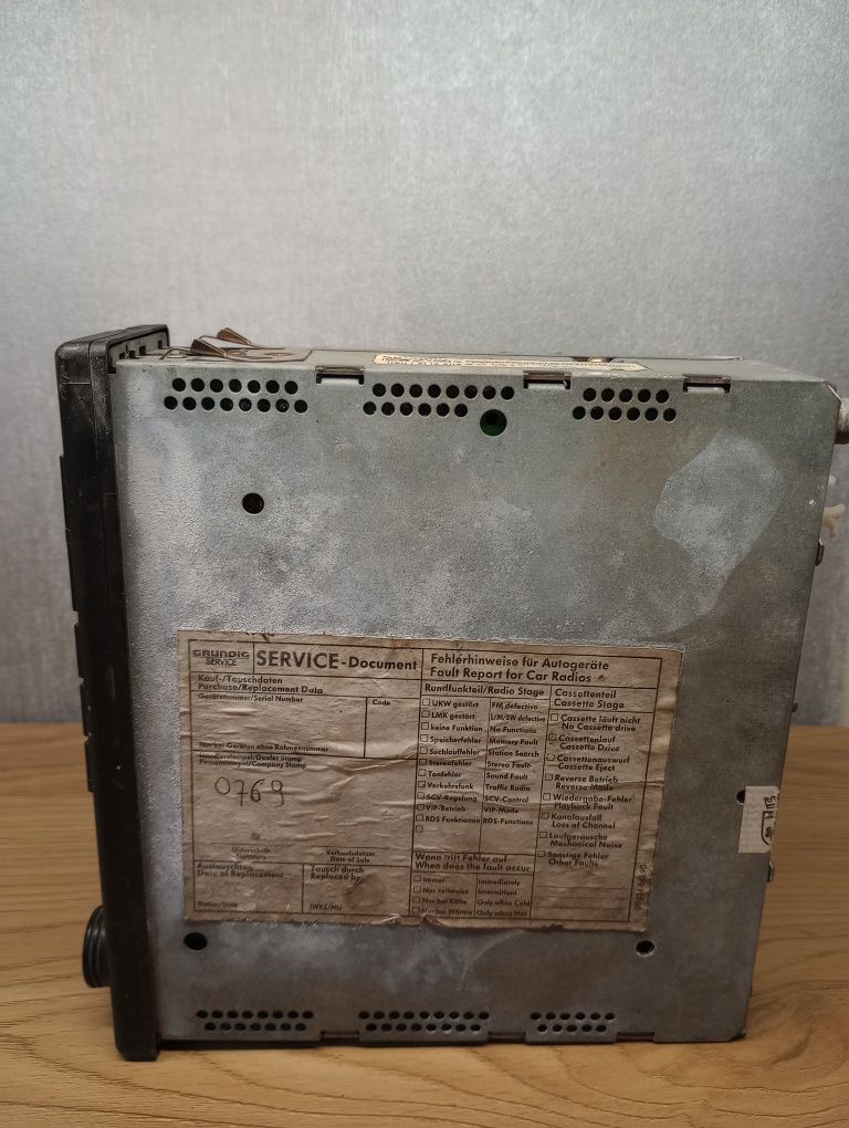 Stary radiomagnetofon  Grundig 2804VD. Vintage