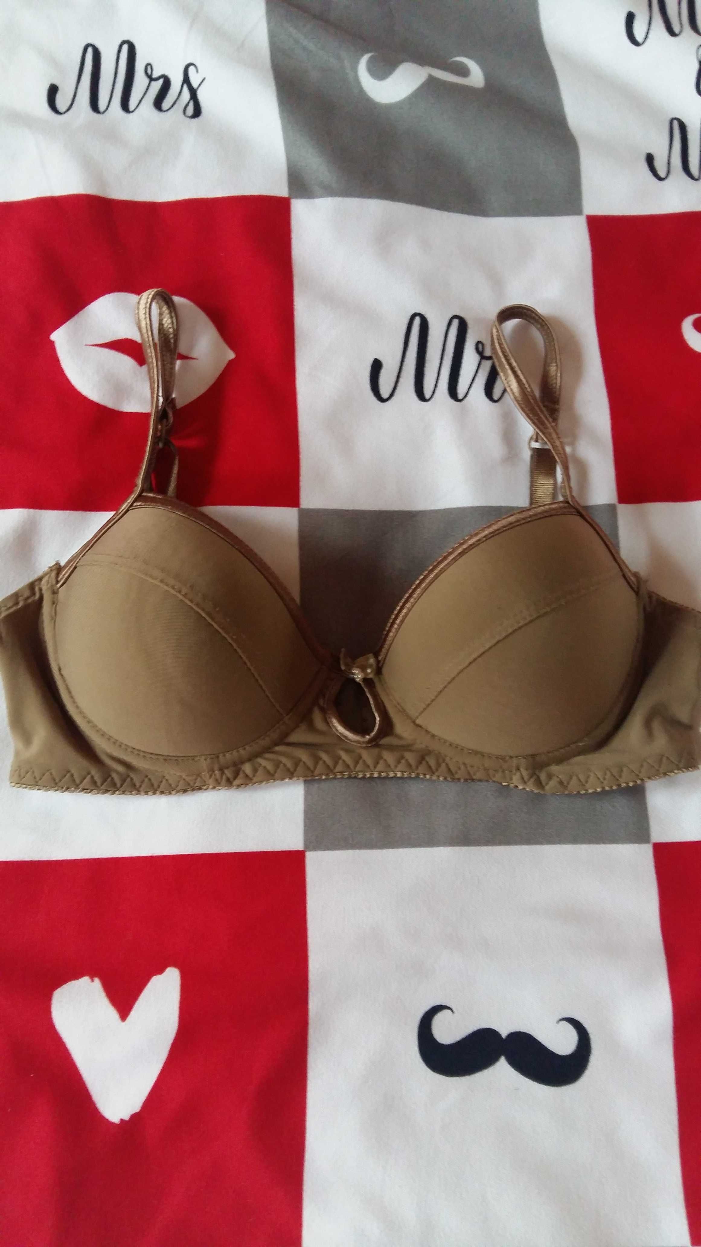 Biustonosz 80B Gina Benotti  bordo,khaki