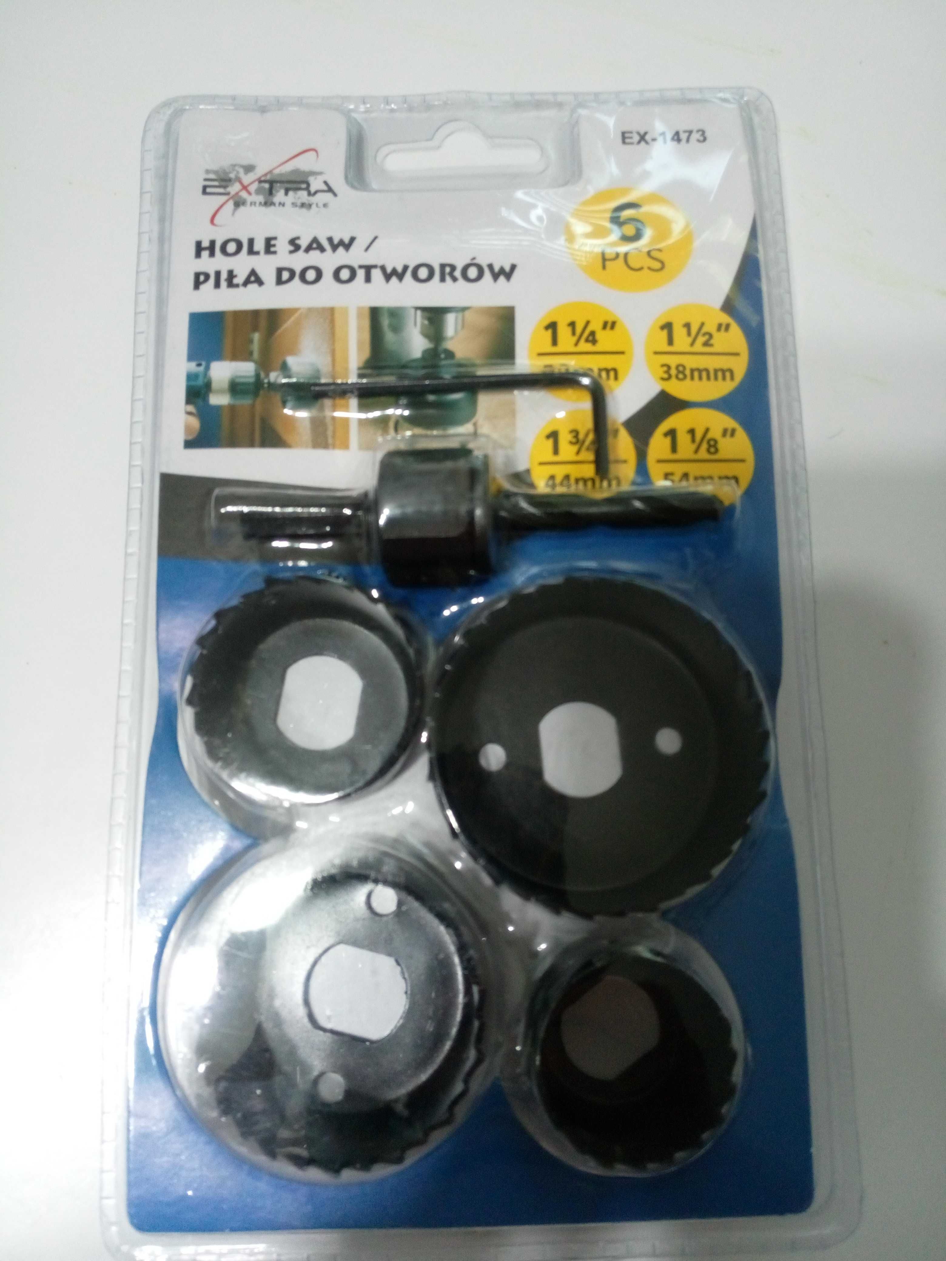 Zestaw otwornic frezy do drewna 9 CZ 32mm - 54mm