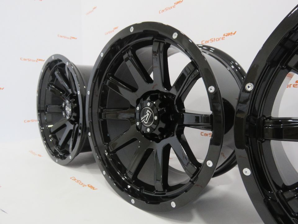 Jantes Aluminio 4x4 R Line 17 x 9 et 0 5x127 CB78.1 Preto