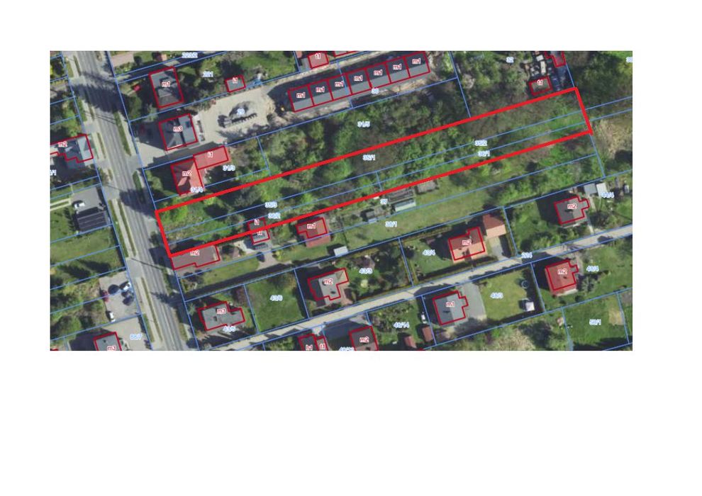 Duża budowlana działka