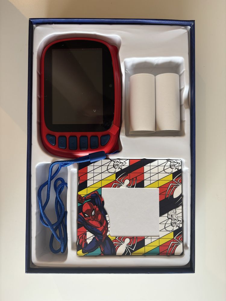 Câmara Fotográfica Instantânea 3 em 1 Print CAM Spider-Man Lisciani