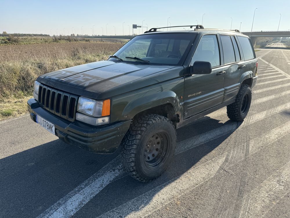 Jeep Grand Cherokee ZJ 5.2 V8 lift benzyna opony MT hak automat