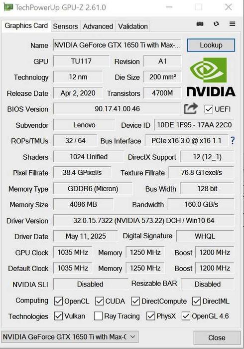 ThinkPad X1 Extreme Gen 3 (i7-10750H/GTX 1650 Ti/64gb/3T/16.6" 4k IPS)