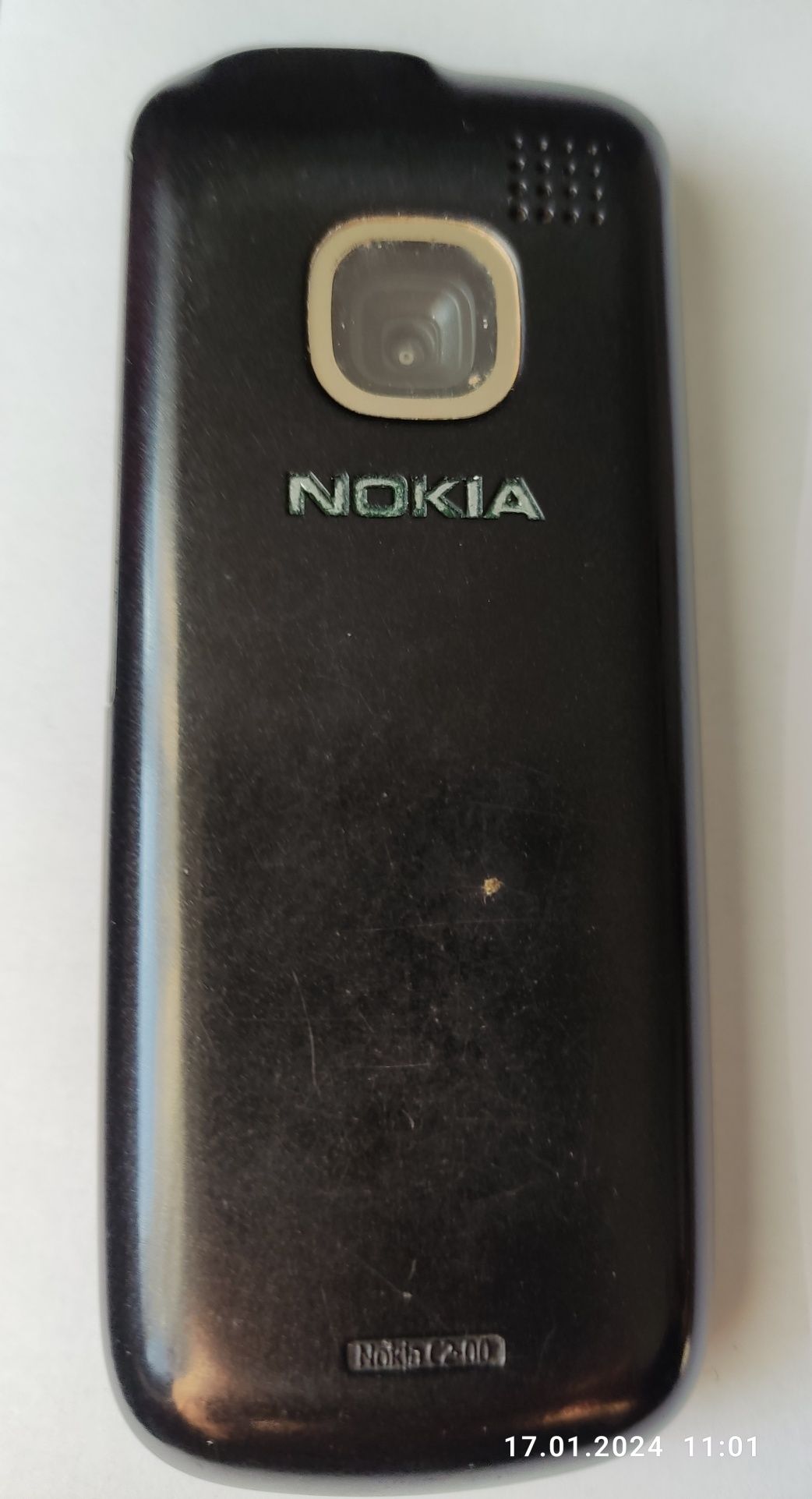 Nokia C2-00 czarna. Dual SIM.