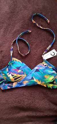 Strój bikini kwiaty  góra r 34/ XS nowe Cubus