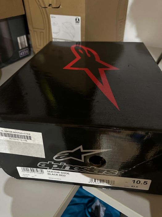 Botas Alpinstars motard pretas 43.5