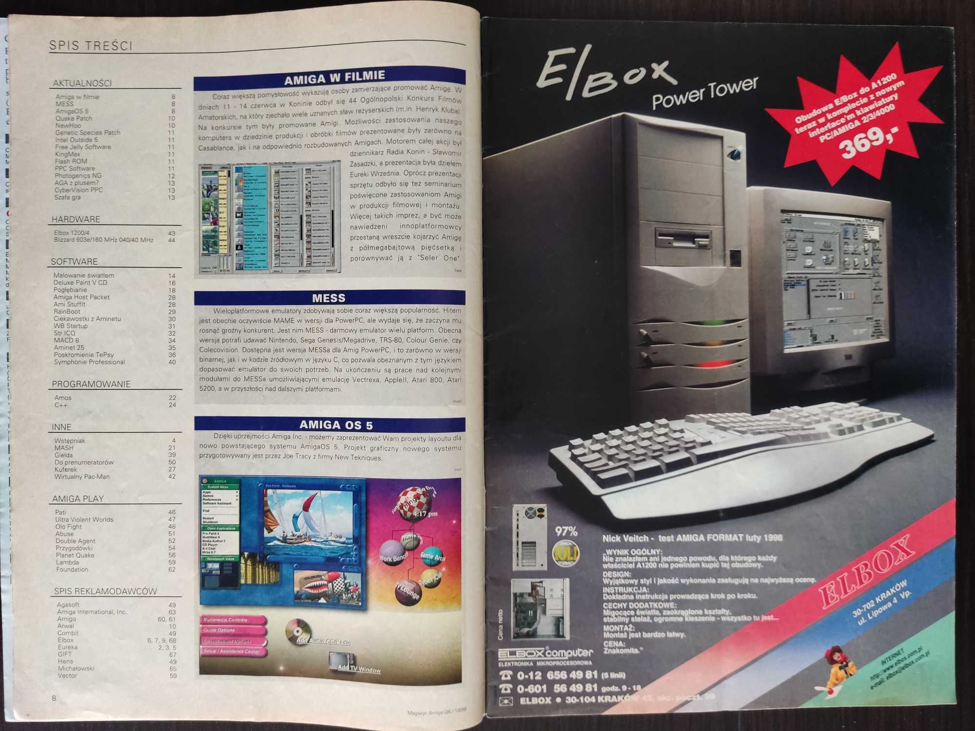 Amiga Magazyn - numer 8/1998