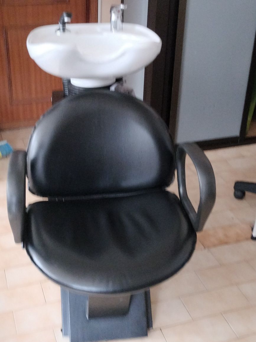 Calha de lavagem cabeleireira