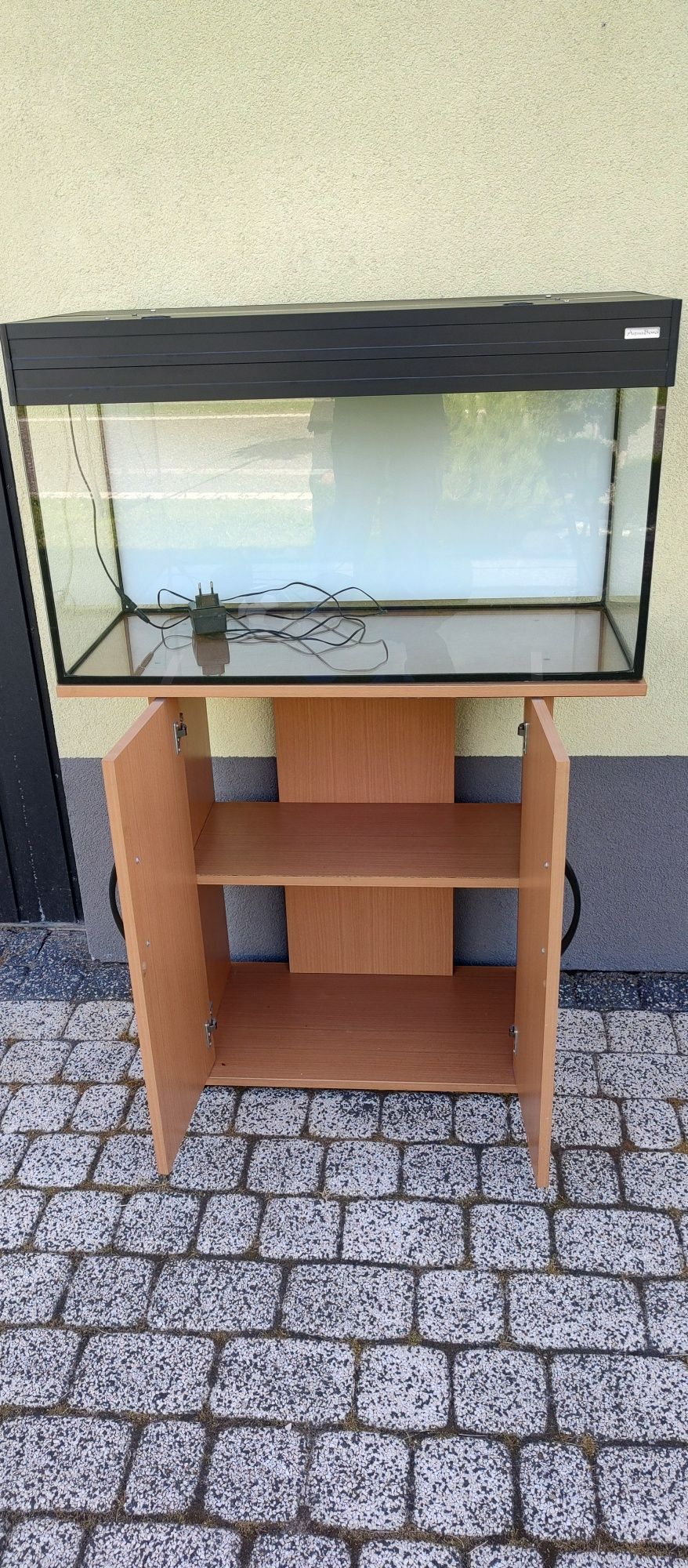 Akwarium 112 L oświetlenie LED z szafką