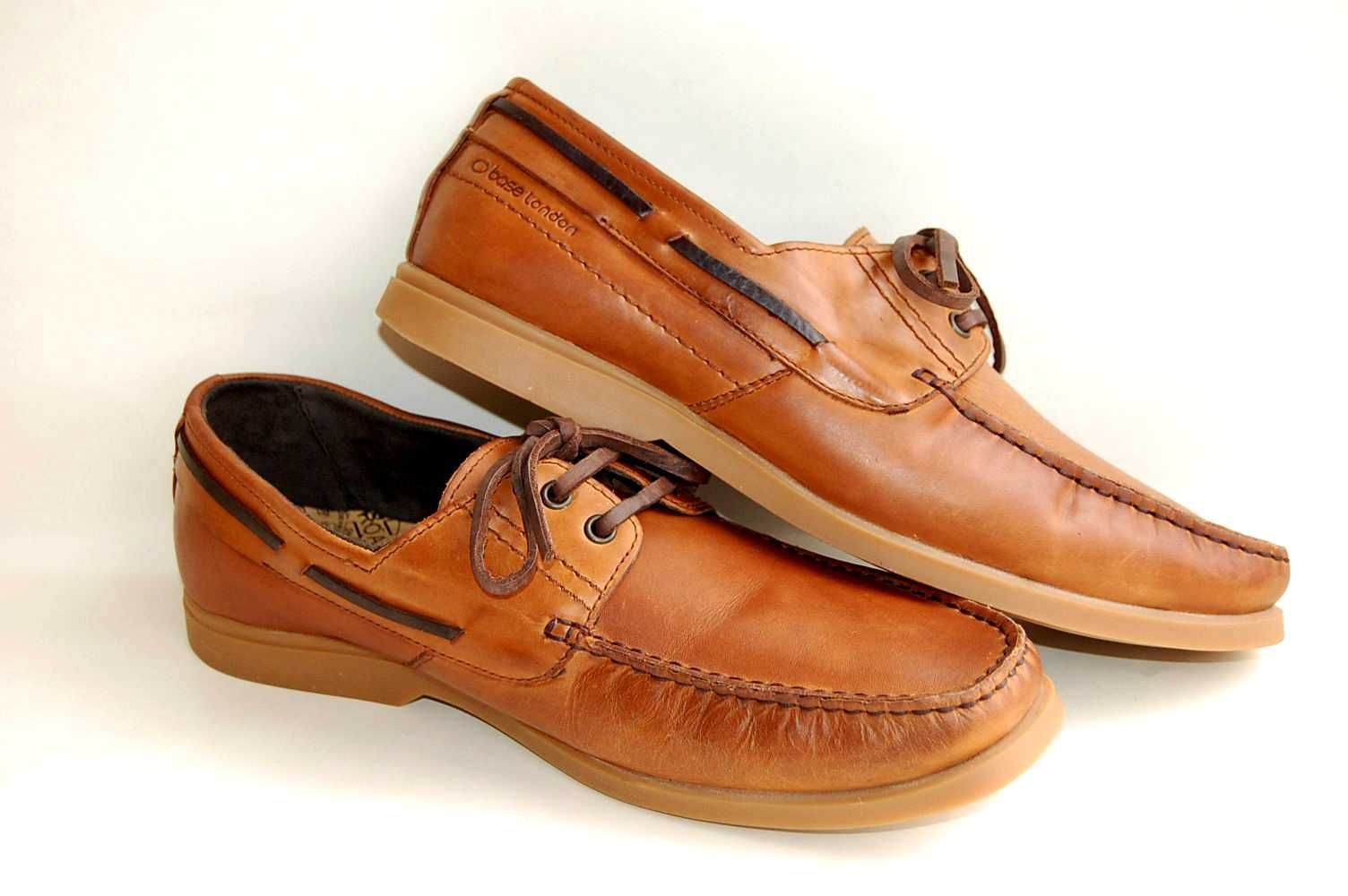 Мокасины топсайдеры BASE LONDON OXFORD р.45-46 original INDIA