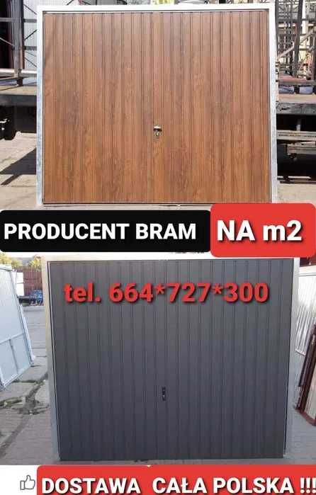 Brama garażowa BRAMA UCHYLNA 2x2  ROZWIERNA bramy na m2 TANIO i SZYBKO