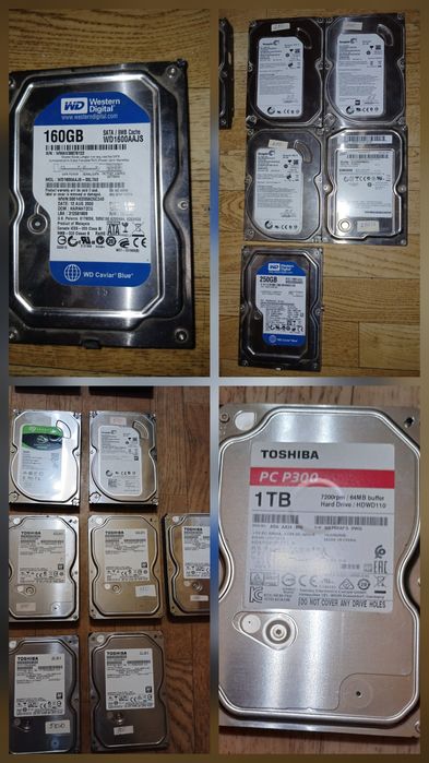 Жесткий диск,HDD 3,5 sata, toshiba, seagate, wd, Hitachi, samsung gb