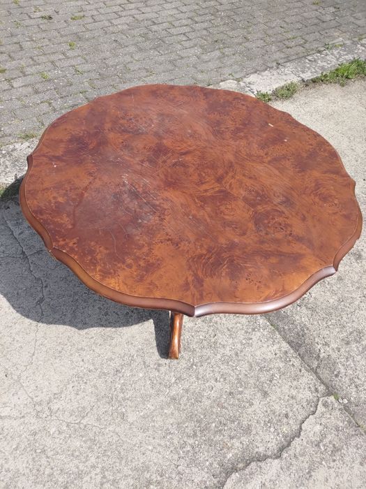 Stół drewniany do renowacji  Ø 100cm