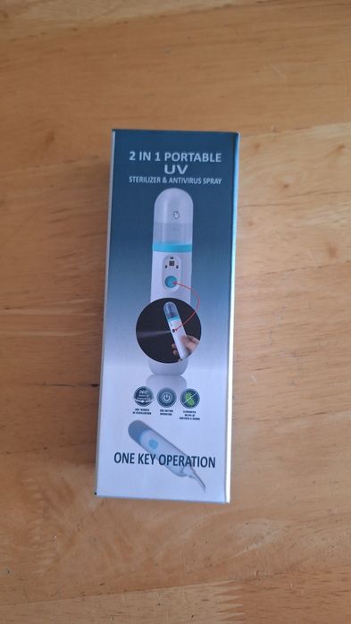 Sterylizator UV i spray antywirusowy 2 w 1