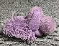 Игрушка антистресс фиолетовый щенок