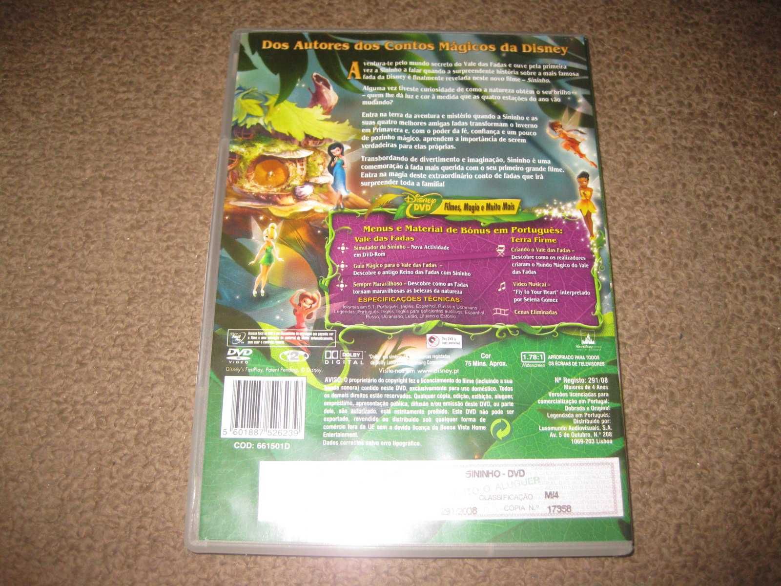 DVD "Sininho" Animação!