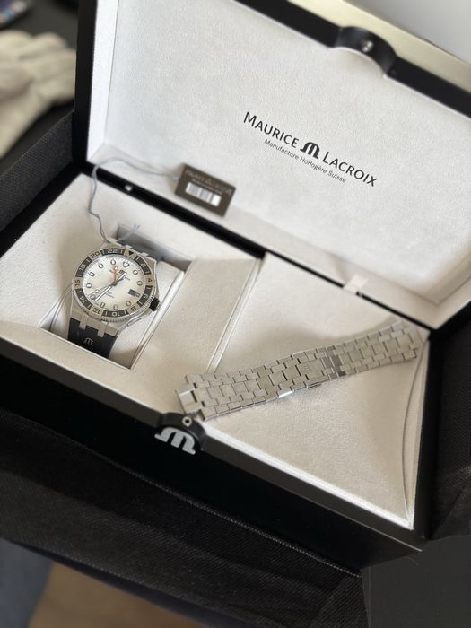 Zegarek Maurice Lacroix Aikon Venturer GMT full set, idealny