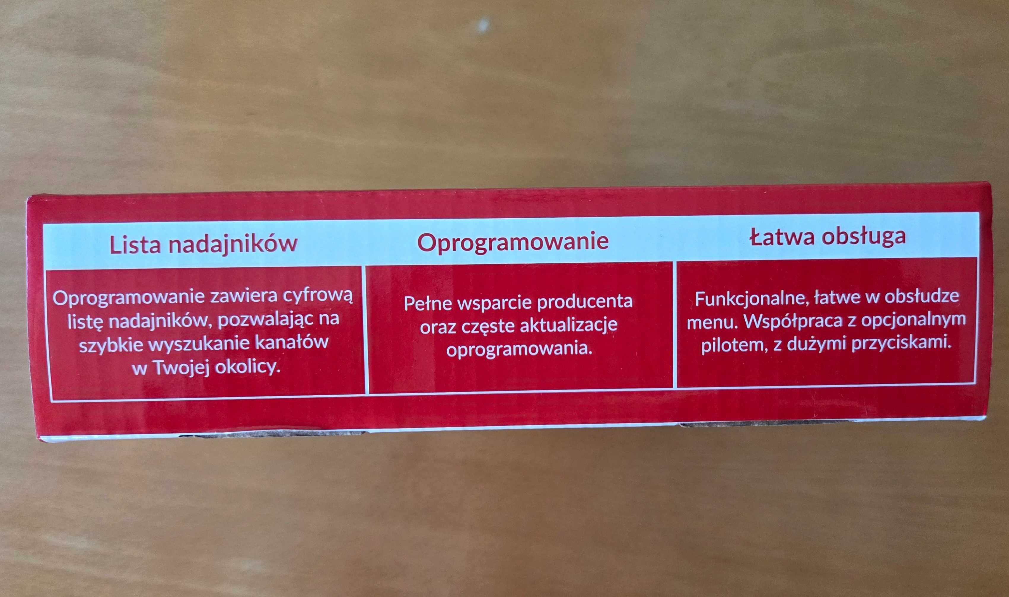Dekoder Skymaster do naziemnej telewizji cyfrowej DVB-T2/HEVC/H.265