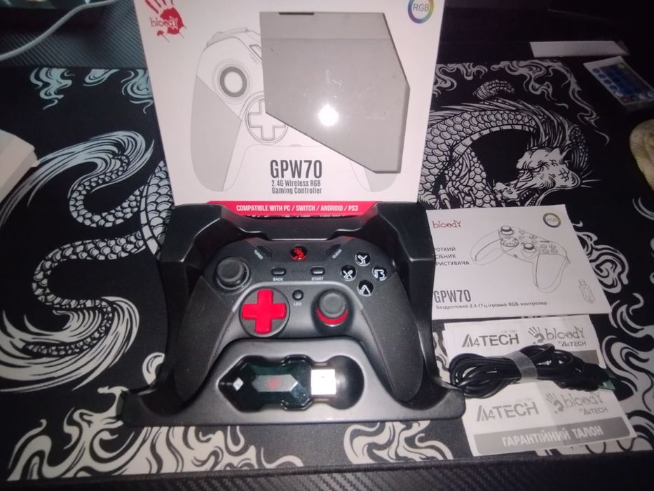 Геймпад Bloody GP W70 — в хорошем рабочем состоянии!!!