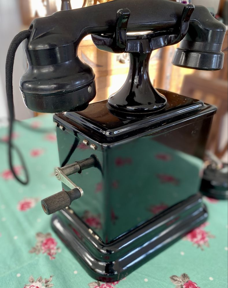 Telefone Antigo Manivela Décadas de 1910/30