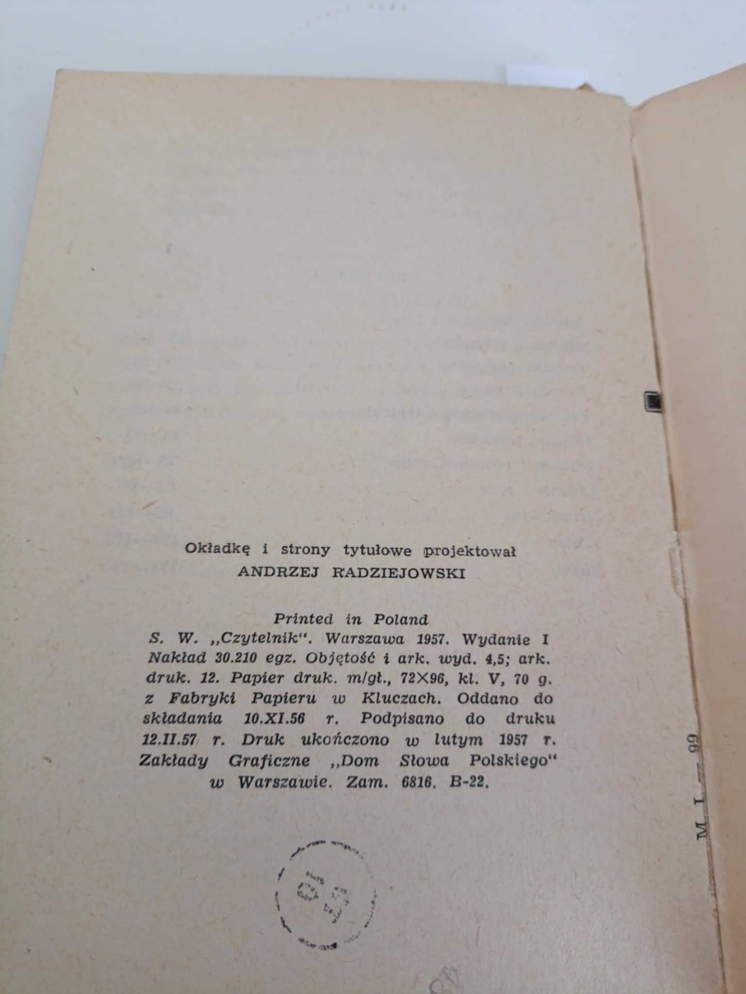 Stare i nowe piórka - Jan Sztaudynger wydanie I z 1957 roku