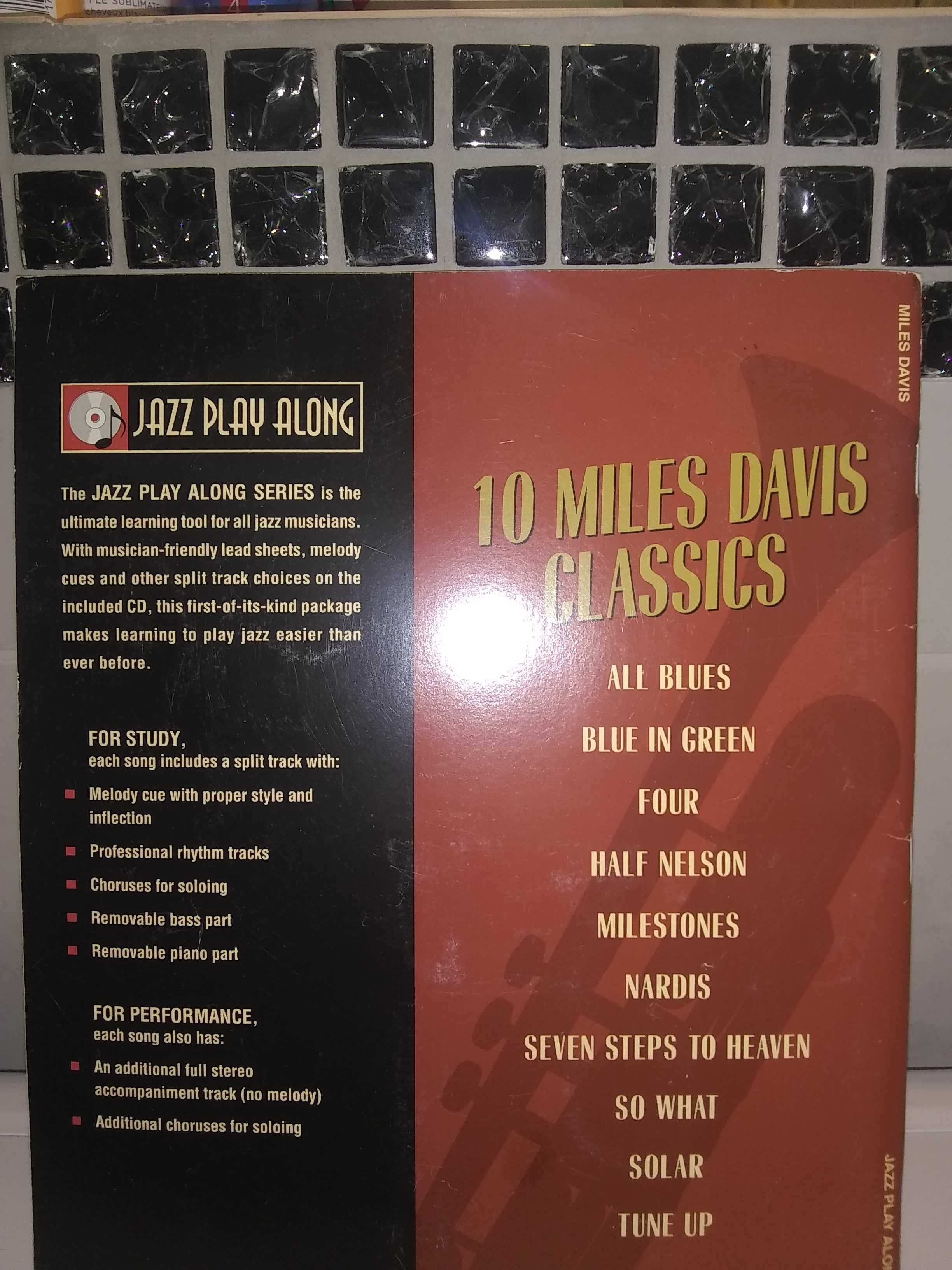 Nuty Miles Davis książka jazz, Trąbka nuty 10utworów klasyka jazzu+CD.