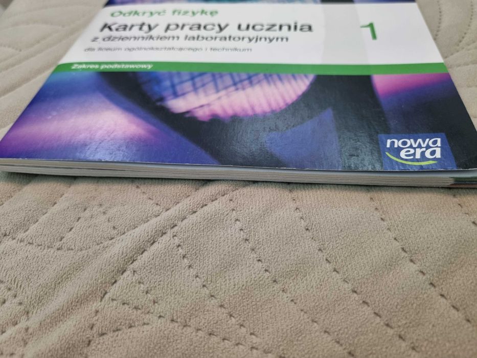 Karty pracy ucznia Fizyka "Odkryć fizykę 1" - zakres podstawowy
