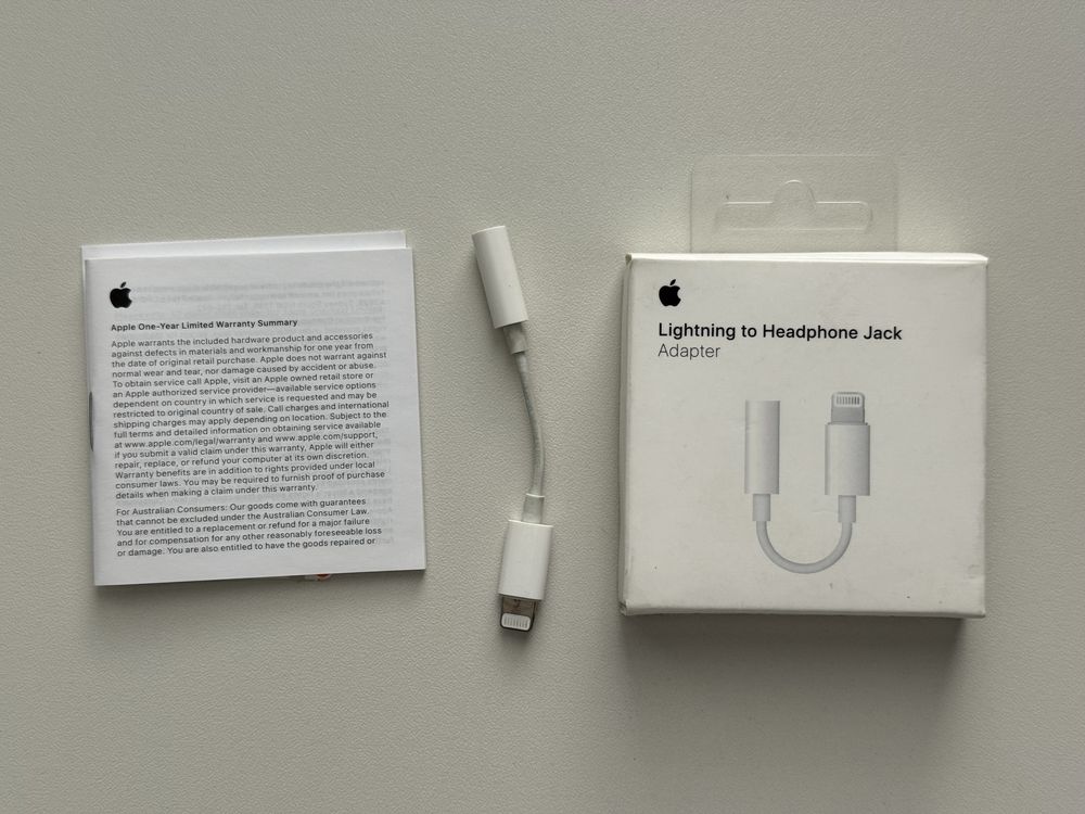 Przejściówka Apple Lightning - mini Jack