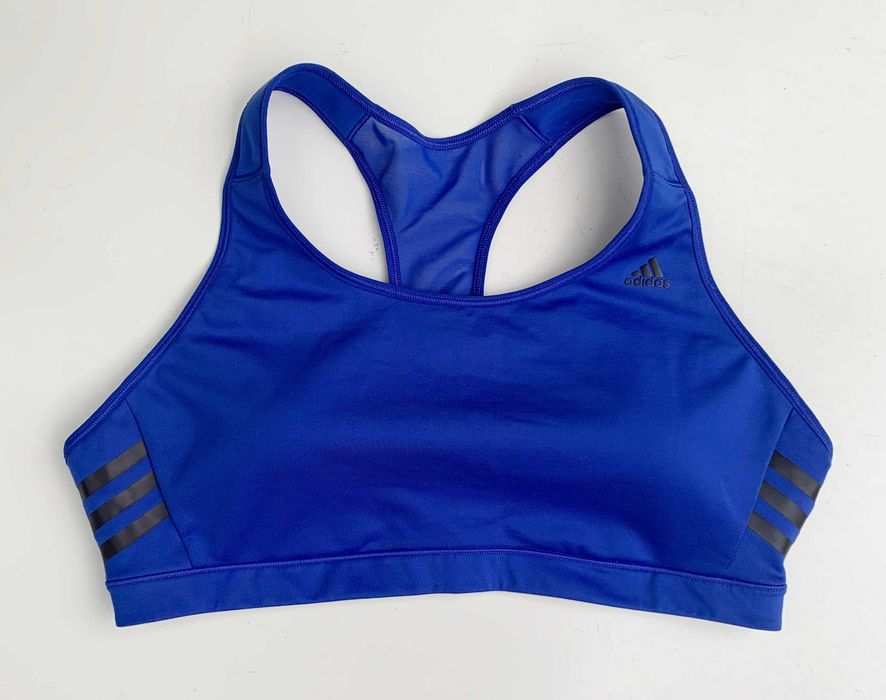 Biustonosz Niebieski Sportowy Top XL 42 C D Adidas Climacool Stanik