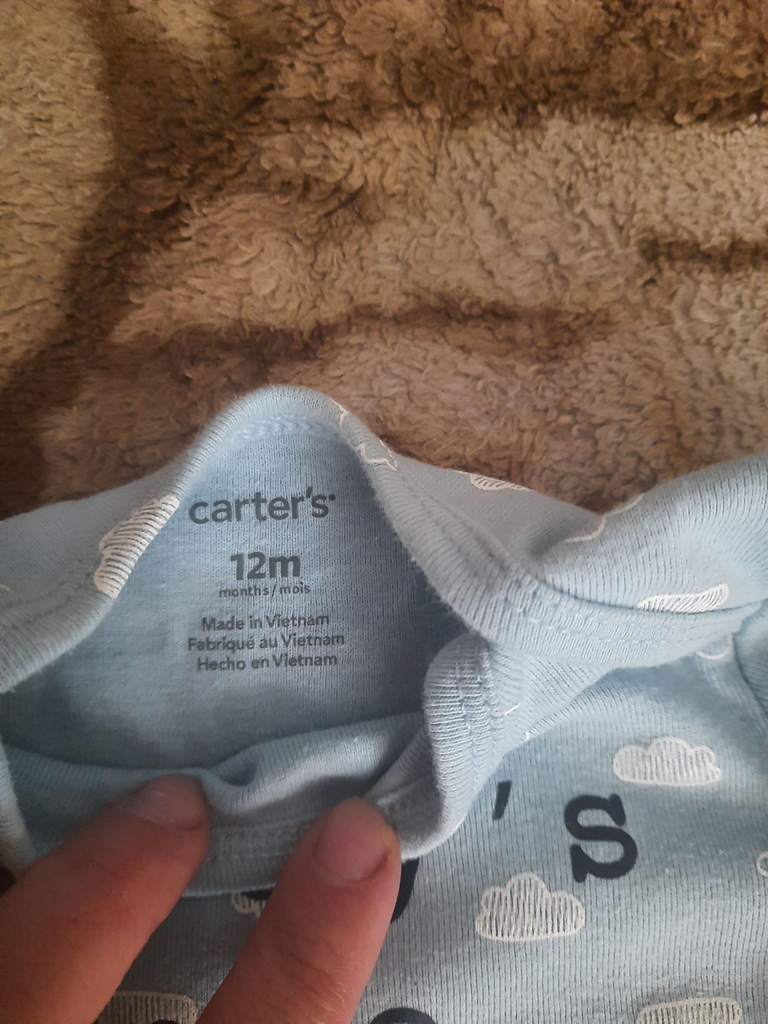 Бодіки carter's 12 m, 3 шт.