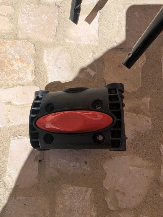 Porta Crianca Bicicleta Harmax Buddy cinzento-encarnado como novo