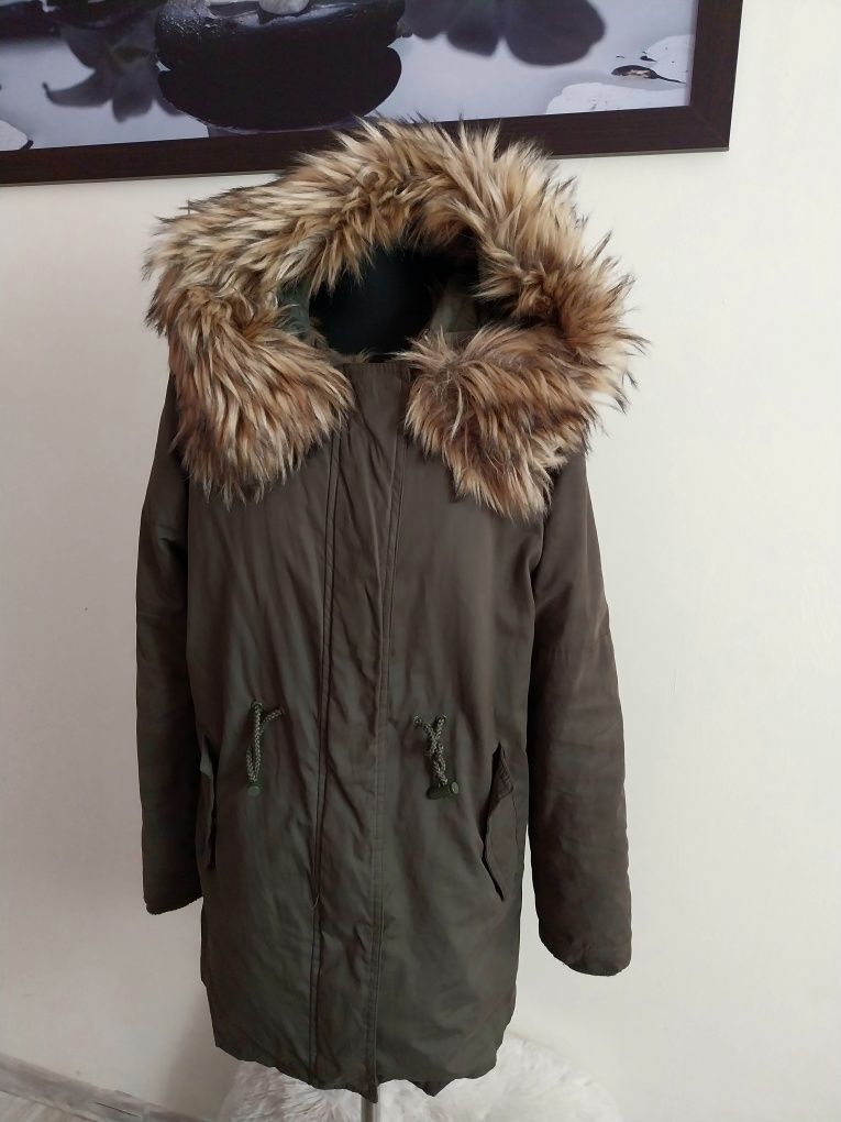 Kurtka parka khaki