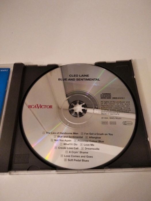 Cleo Laine Blue and sentimental płyta CD