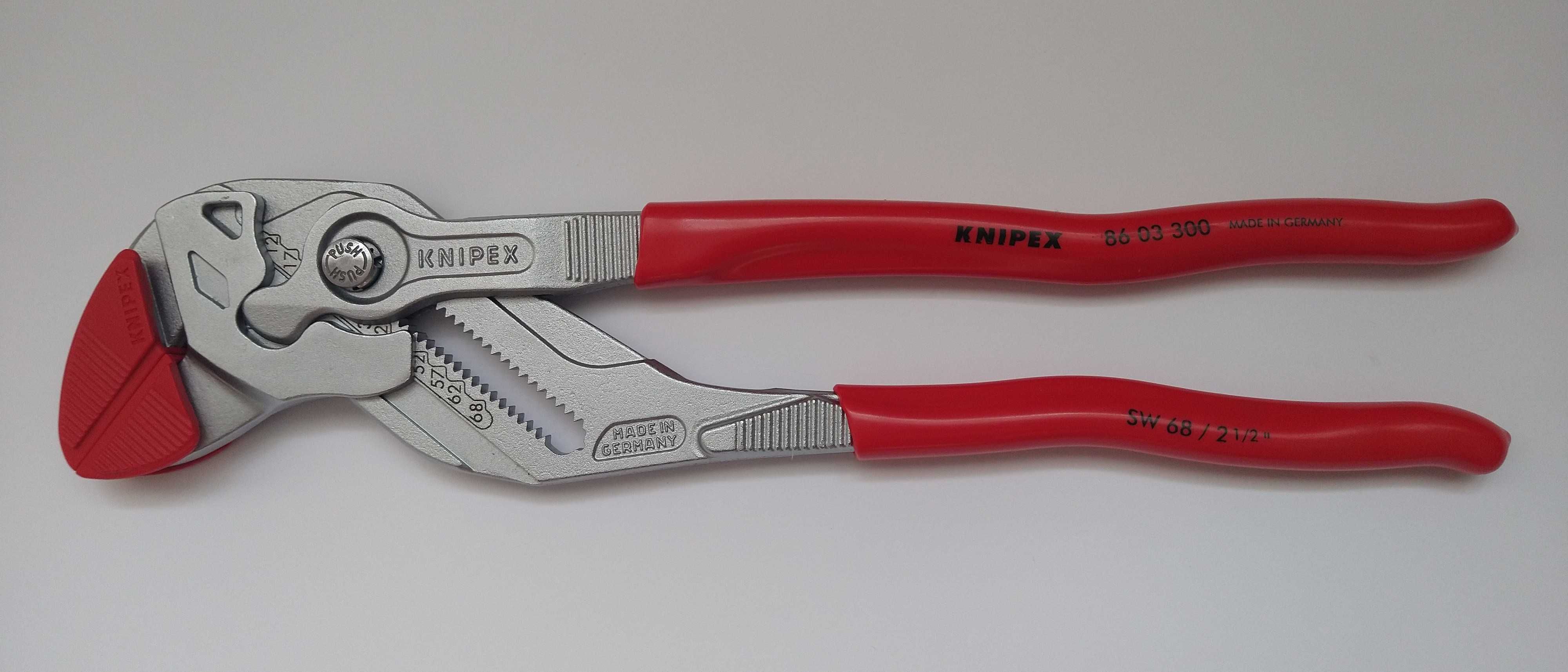 Клещи переставные гаечный ключ KNIPEX 86 с защитными губками