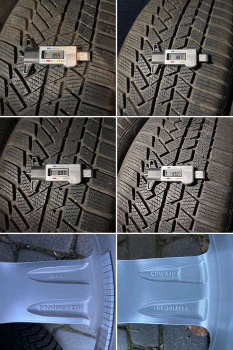 NOWE Koła Zima 20” Audi Q8 Q7 BMW 5x112 ET38 9J Continental 255/50/20