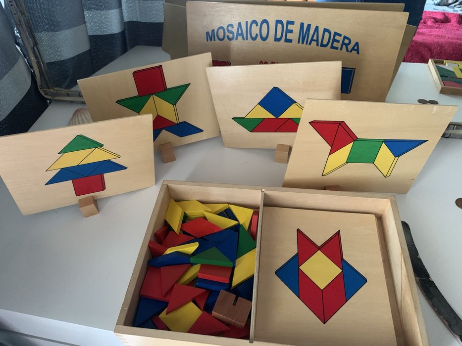 Jogo "Mosaicos de Madeira"