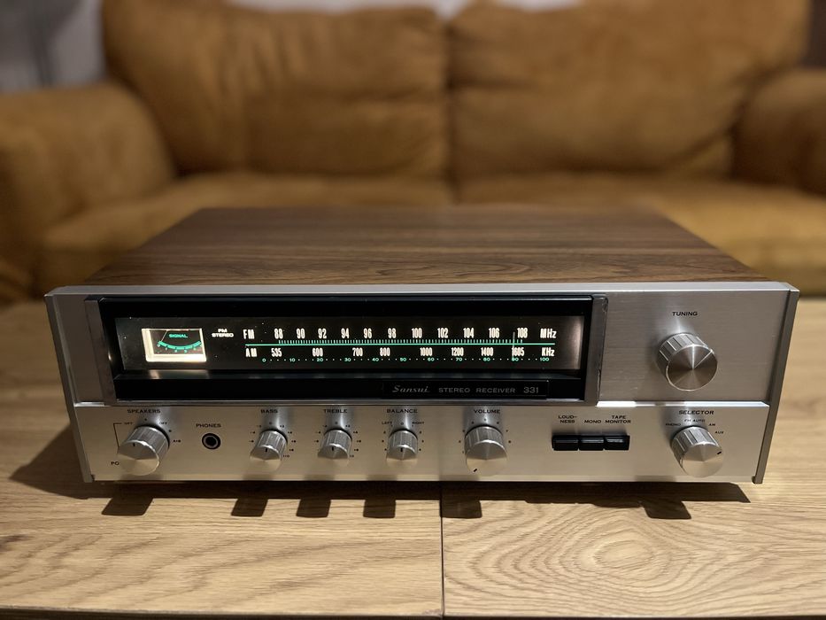 Sansui 331, amplituner vintage,