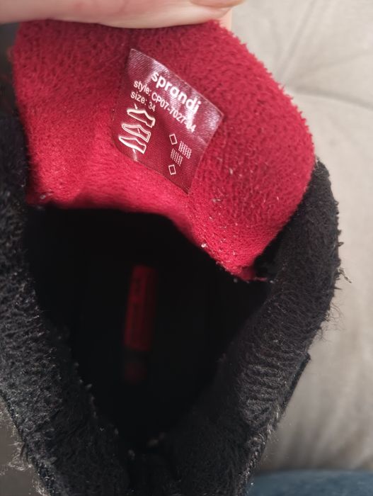 Trzewiki półbuty nieprzemakalne  chłopięce sprandi earth R.34, wkł.21